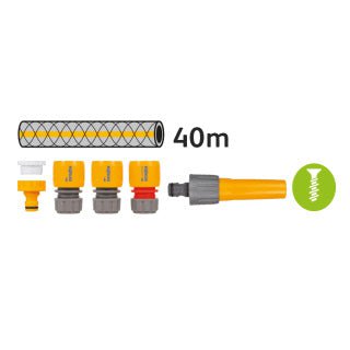 Hozelock Fast Reel 40m Wall Mounted Hose Reel – Automatic Rewind with Premium Hose